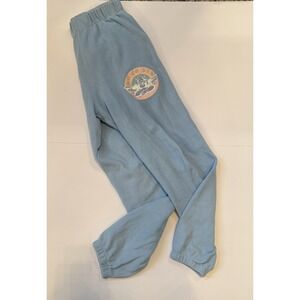 Boys Lie Baby Blue Blindsided Mac Slim Sweatpants Women's Medium Waffle weave